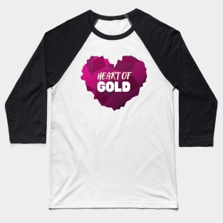 Heart of Gold- Purple Heart Day Design Baseball T-Shirt